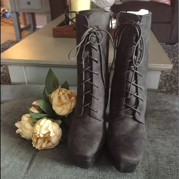 PLATFORM ANKLE BOOTS - Picture 4 of 8